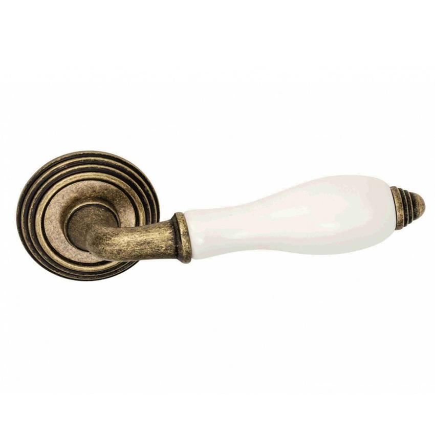 Дверные ручки Adden Bau PORCELLANA V214 AGED BRONZE